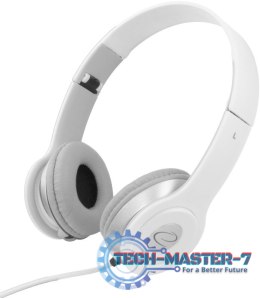 SŁUCHAWKI AUDIO STEREO TECHNO EH145W BIAŁE