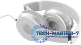 SŁUCHAWKI AUDIO STEREO TECHNO EH145W BIAŁE