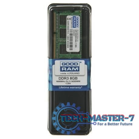 SODIMM DDR3 8GB/1600 CL11 1,35V Low Voltage