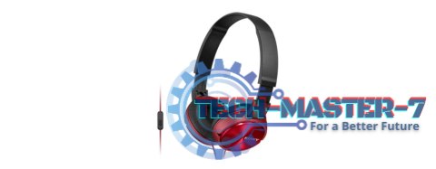 Słuchawki handsfree, mikrofon MDR-ZX310AP Red