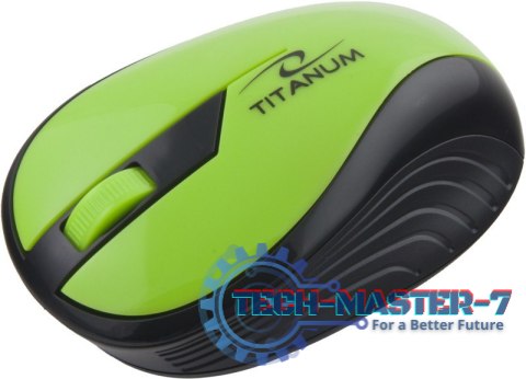 TITANUM MYSZ BEZPRZEWODOWA OPTYCZNA TM114G RAINBOW ZIELONA