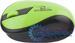 TITANUM MYSZ BEZPRZEWODOWA OPTYCZNA TM114G RAINBOW ZIELONA
