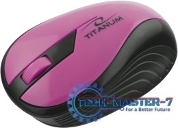 TITANUM MYSZ BEZPRZEWODOWA OPTYCZNA TM114P RAINBOW RÓŻOWA