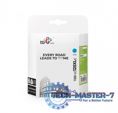 Tusz do Brother LC125XL TBB-LC125XLC CY