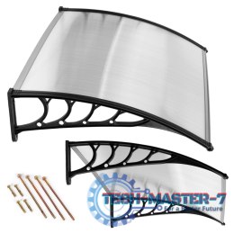 Daszek nad drzwi 150x100 cm zadaszenie osłona poliwęglan ModernHome ModernHome