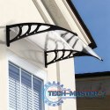 Daszek nad drzwi 150x100 cm zadaszenie osłona poliwęglan ModernHome ModernHome