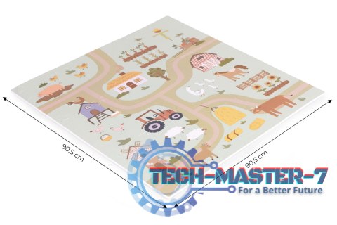 Duża mata piankowa EVA dla dzieci Farma 90,5x90,5 cm 21 el. ECOTOYS ECOTOYS Duża mata piankowa EVA dla dzieci Farma 90,5x90,5 cm 21 el. ECOTOYS ECOTOYS