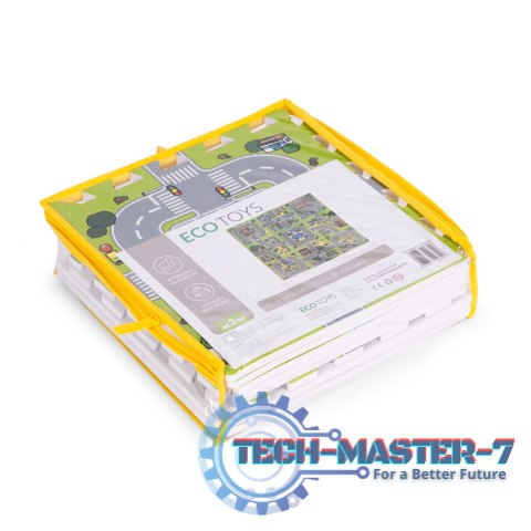 Duża mata piankowa EVA dla dzieci Miasto 90,5x90,5 cm 21 el. ECOTOYS ECOTOYS Duża mata piankowa EVA dla dzieci Miasto 90,5x90,5 cm 21 el. ECOTOYS ECOTOYS