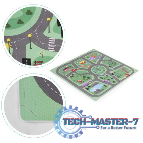 Duża mata piankowa EVA dla dzieci Miasto 90,5x90,5 cm 21 el. ECOTOYS ECOTOYS Duża mata piankowa EVA dla dzieci Miasto 90,5x90,5 cm 21 el. ECOTOYS ECOTOYS