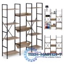 Nowoczesny stojący regał metalowy stelaż 11 półek ModernHome ModernHome