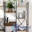 Nowoczesny stojący regał metalowy stelaż 11 półek ModernHome ModernHome
