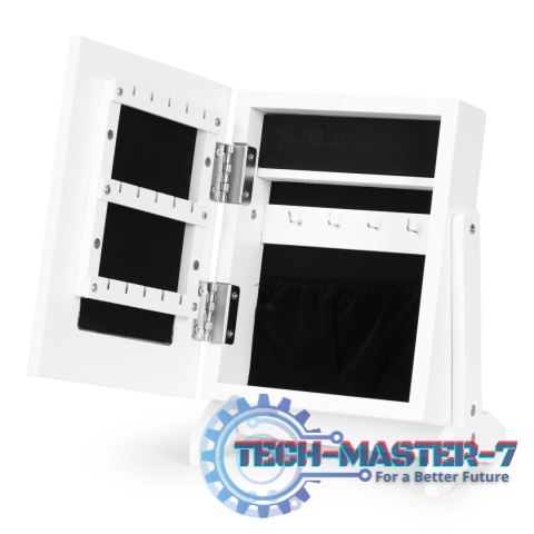 Organizer pudełko szkatułka na biżuterię z lustrem ModernHome ModernHome Organizer pudełko szkatułka na biżuterię z lustrem ModernHome ModernHome