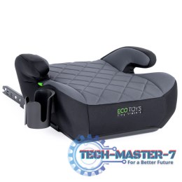 Podkładka ISOFIX samochodowa siedzisko dla dzieci i-SIZE uchwyt na napoje wzrost 125-150 cm ECOTOYS ECOTOYS