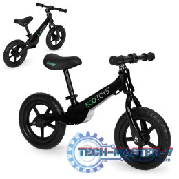 Rowerek rower biegowy dla dzieci jeździk koła EVA ECOTOYS czarny ECOTOYS