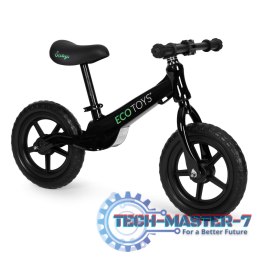 Rowerek rower biegowy dla dzieci jeździk koła EVA ECOTOYS czarny ECOTOYS