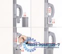 Składana markiza 300x160 cm boczna roleta parawan do ogrodu na taras beżowa ModernHome