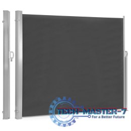 Składana markiza 300x180 cm boczna roleta parawan do ogrodu na taras antracyt ModernHome