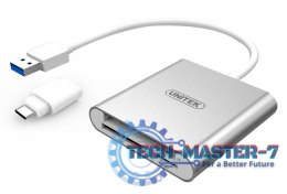 Czytnik kart pamieci USB 3.0 + USB TYP-C; Y-9313D