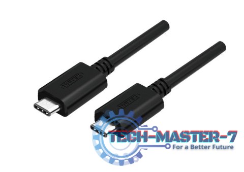 Kabel USB TYP-C do USB TYP-C; 1m; Y-C477BK