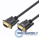 Kabel VGA 15M-15M 1.8 m., czarny pozłacany