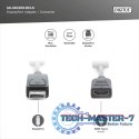 Kabel adapter Displayport z zatrzaskiem 1080p 60Hz FHD Typ DP/HDMI A M/Ż czarny 0,15m