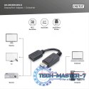 Kabel adapter Displayport z zatrzaskiem 1080p 60Hz FHD Typ DP/HDMI A M/Ż czarny 0,15m