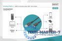 Kabel połączeniowy USB 3.1 Gen.1 SuperSpeed 5Gbps Typ USB A/microUSB B M/M czarny 0,25m