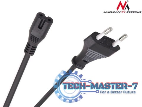 Kabel zasilający ósemka 2 pin 3M wtyk EU MCTV-810 Kabel zasilający ósemka 2 pin 3M wtyk EU MCTV-810