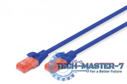 Patch cord U/UTP kat.6 PVC 2m Niebieski