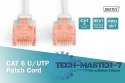 Patch cord U/UTP kat.6 PVC 2m szary