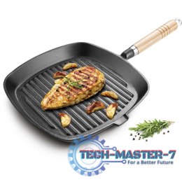 Patelnia żeliwna grillowa LT 1063, 24cm