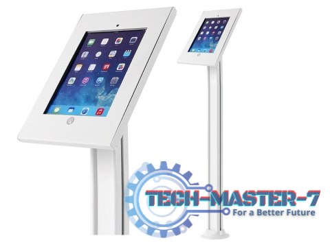 Stojak uchwyt reklamowy do tabletu podłogowy z blokadą, MC-678 iPad 2/3/4/Air/Air2
