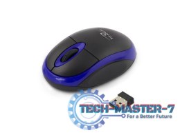 TITANUM MYSZ VULTURE 3D OPTYCZNA BEZPRZEWODOWA2.4GHz CZARNY/NIEBIESKI