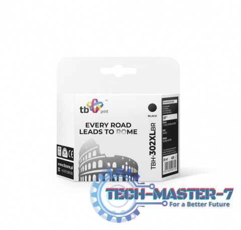 Tusz do HP DJ 1110/2130 TBH-302XLBR czarny refabrykowany