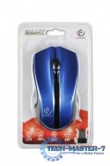 Bezprzewodowa mysz optyczna, GALAXY Blue/silver