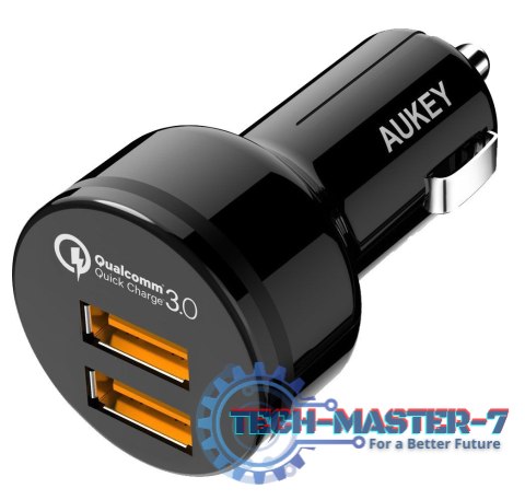 CC-T8 ultraszybka ładowarka samochodowa 2xUSB Quick Charge 3.0 6A 36W