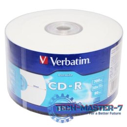 CD-R 52x 700MB 50P SP Printable Extra Protection 43794