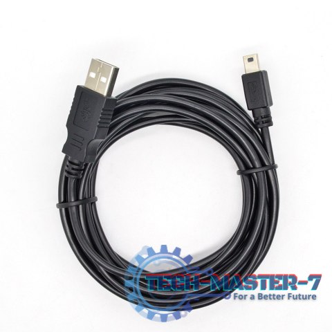 Kabel USB - Mini USB 3m. czarny Kabel USB - Mini USB 3m. czarny