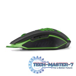 MYSZKA PRZEWODOWA DLA GRACZY 6D OPTYCZNA USB MX209 CLAW ZIELONA