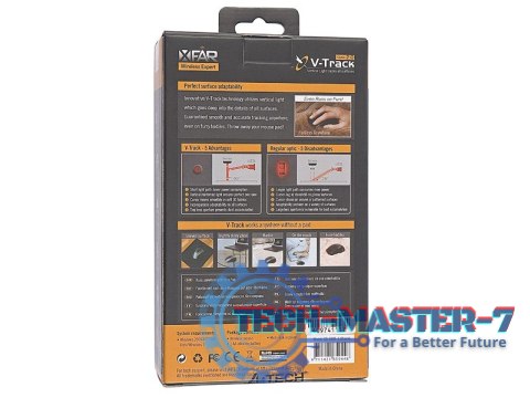 Mysz V-TRACK G9-500F-1 Black RF NANO Mysz V-TRACK G9-500F-1 Black RF NANO