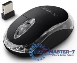 Mysz bezprzewodowa XM105K 3D, 2.4GHz, czarna