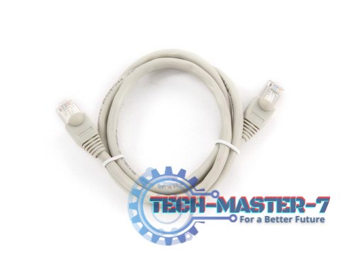 Patch cord UTP kat.6 0.5m szary Patch cord UTP kat.6 0.5m szary