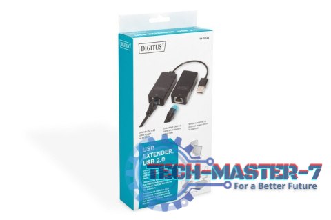 Przedłużacz/Extender USB 2.0 HighSpeed po skrętce Cat.5e/6 UTP, do 50m Przedłużacz/Extender USB 2.0 HighSpeed po skrętce Cat.5e/6 UTP, do 50m