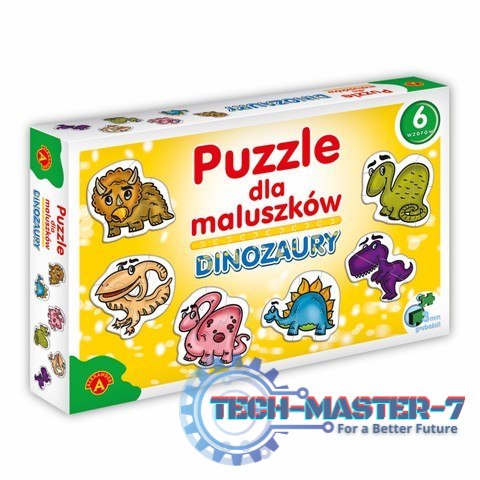 Puzzle dla Maluszków - Dinozaury 27 elementów