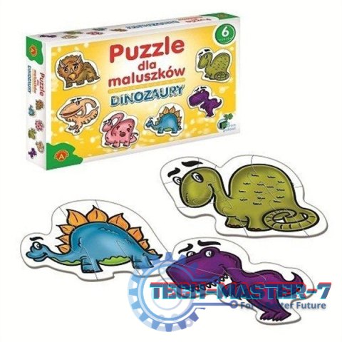 Puzzle dla Maluszków - Dinozaury 27 elementów Puzzle dla Maluszków - Dinozaury 27 elementów