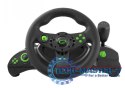 Kierownica PS3/PC USB NITRO czarno-zielona