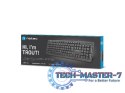 Klawiatura Trout Slim 1.8m czarna USB