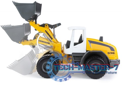 Lena Worxx Spychacz Liebherr 48 cm w pudełku Lena Worxx Spychacz Liebherr 48 cm w pudełku