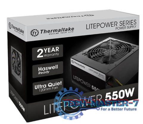 Litepower II Black 550W (Active PFC, 2xPEG, 120mm, Single Rail) Litepower II Black 550W (Active PFC, 2xPEG, 120mm, Single Rail)