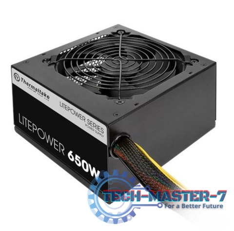 Litepower II Black 650W (Active PFC, 2xPEG, 120mm, Single Rail)